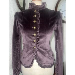 Dolce and Gabbana Velvet Quiet Luxury Leopard Animal Print Lined Size 4